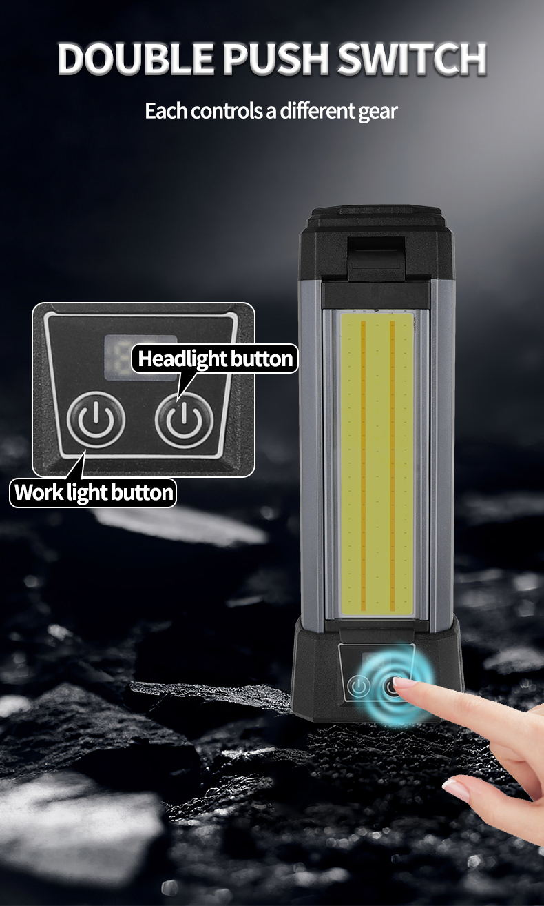XHP50LEDStrongLightCOBWithBuilt-inBatteryandMagnetCanOutputMultifunctionalDigitalDisplayWorkLight-2006743-3