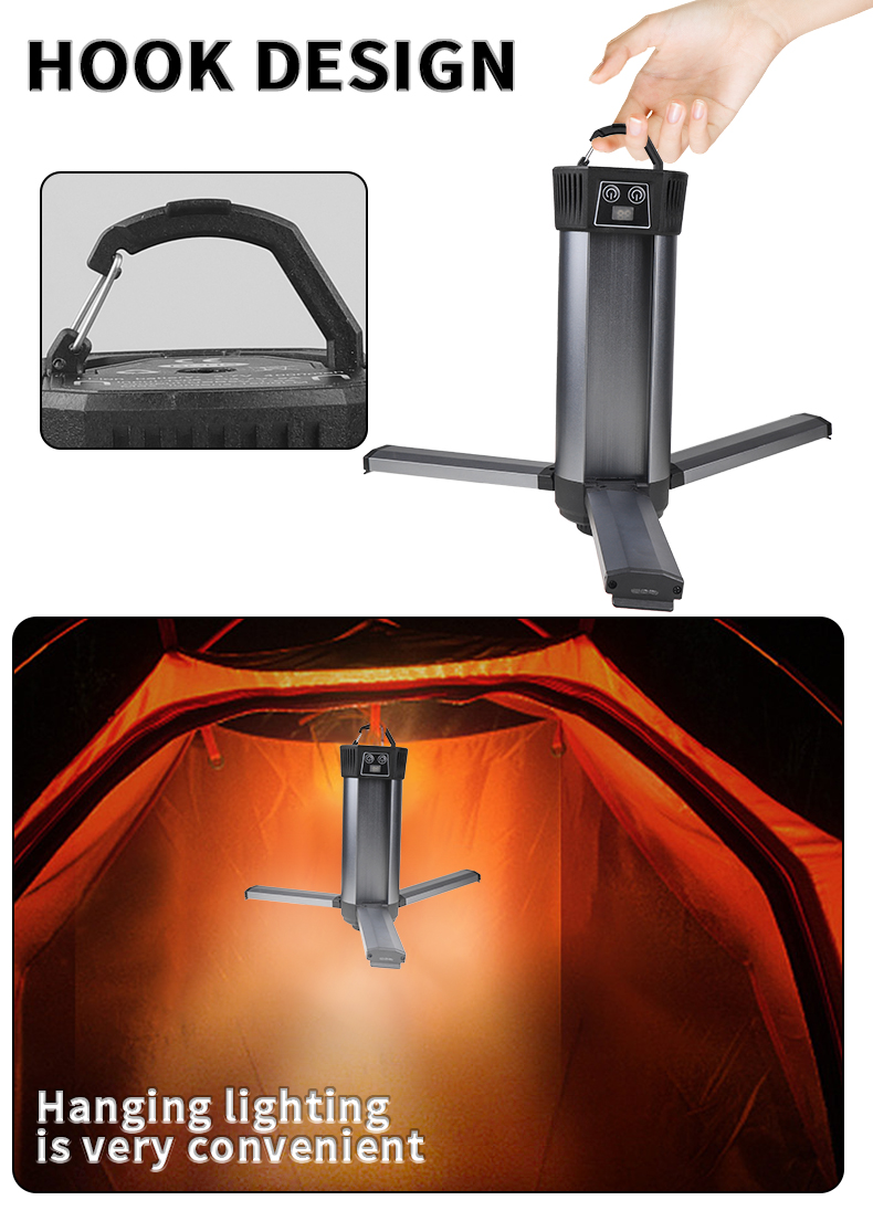 Xhp50LEDStrongLightCOBWithBuilt-inBatteryandMagnetCanOutputMultifunctionalDigitalDisplayWorkLight-2006742-9