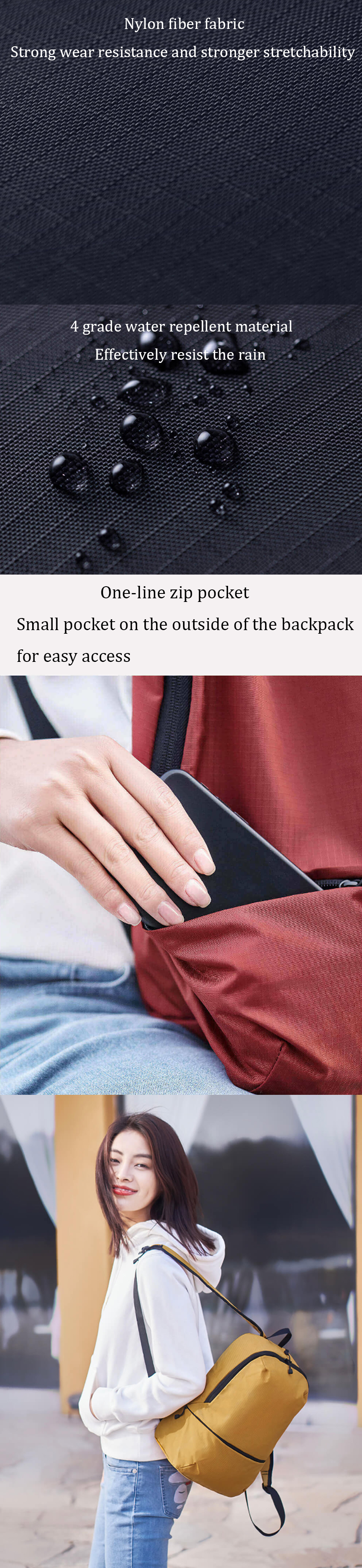 ZANJIA11LBackpackWaterproofMenWomenSchoolBag14inchLaptopShoulderBagLightweightOutdoorTravelBackbag-1442602-2