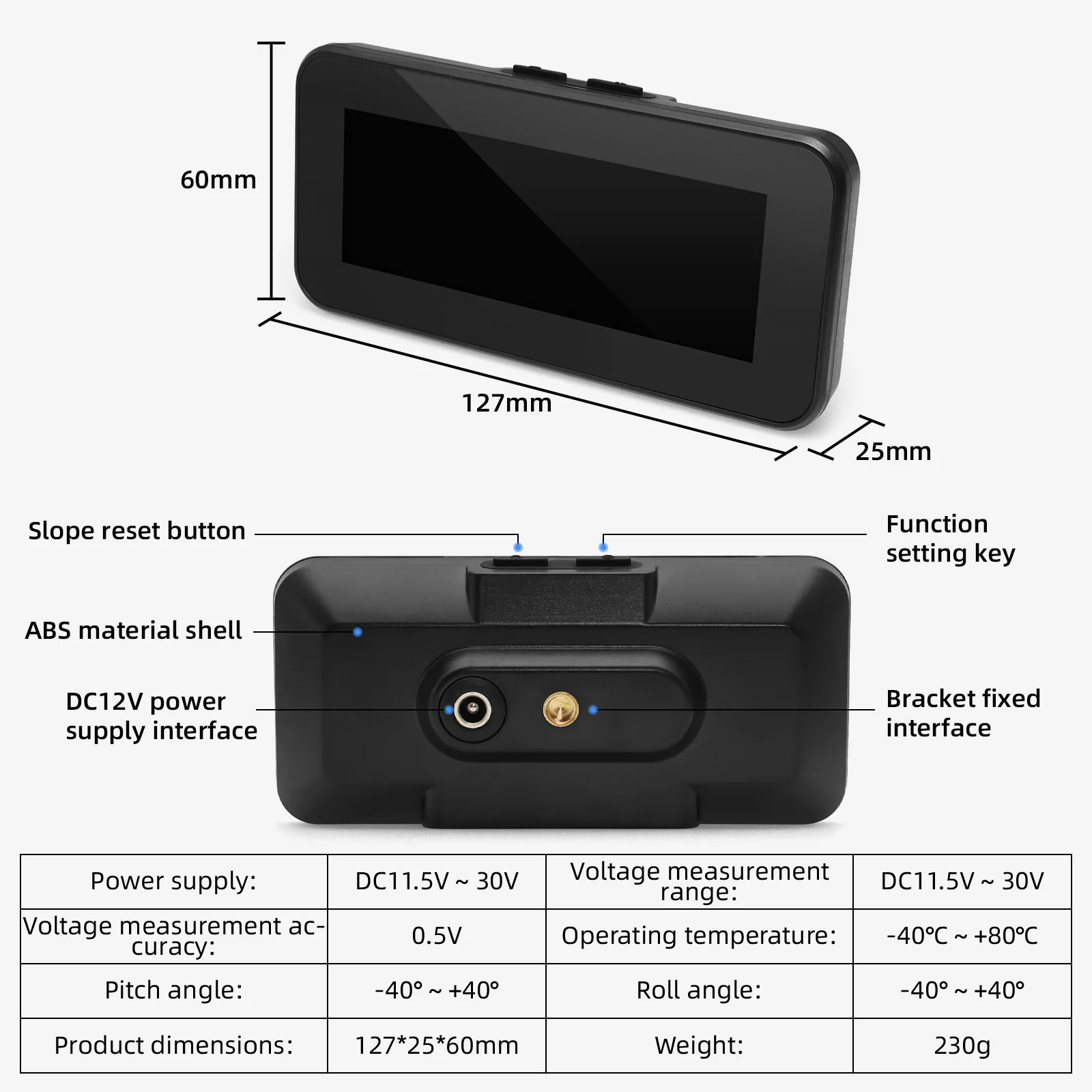 CarHeadUpDisplayDigitalSpeedSlopeMeterInclinometerWithGPSSpeedometerCompassRealTimeMeasurement-2013303-13