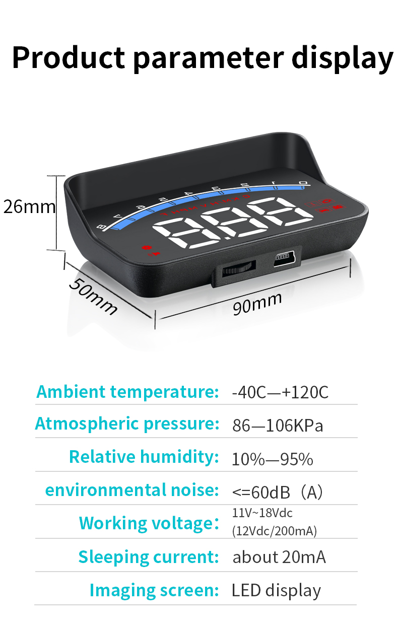 UniversalCarHeadUpDisplayHighDefinitionLEDDisplayOBDHUDWindshieldProjectorOverspeedSecurityAlarm-2011079-12