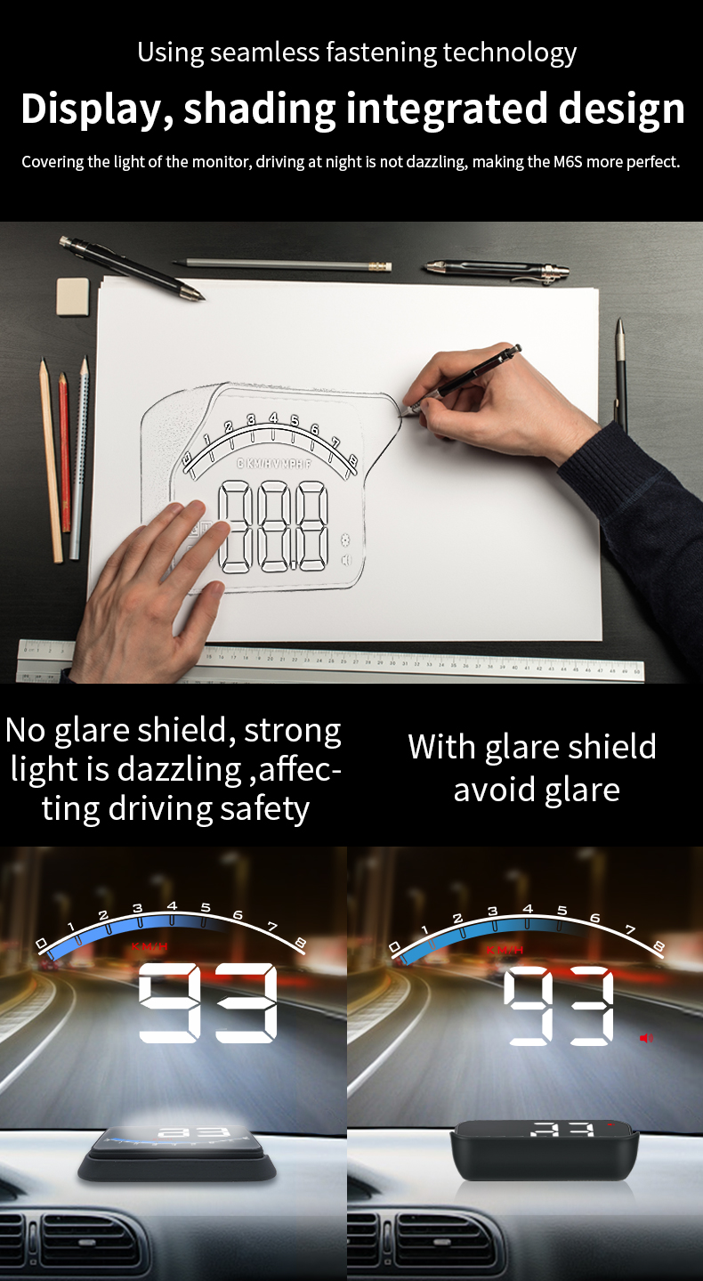 UniversalCarHeadUpDisplayHighDefinitionLEDDisplayOBDHUDWindshieldProjectorOverspeedSecurityAlarm-2011079-4