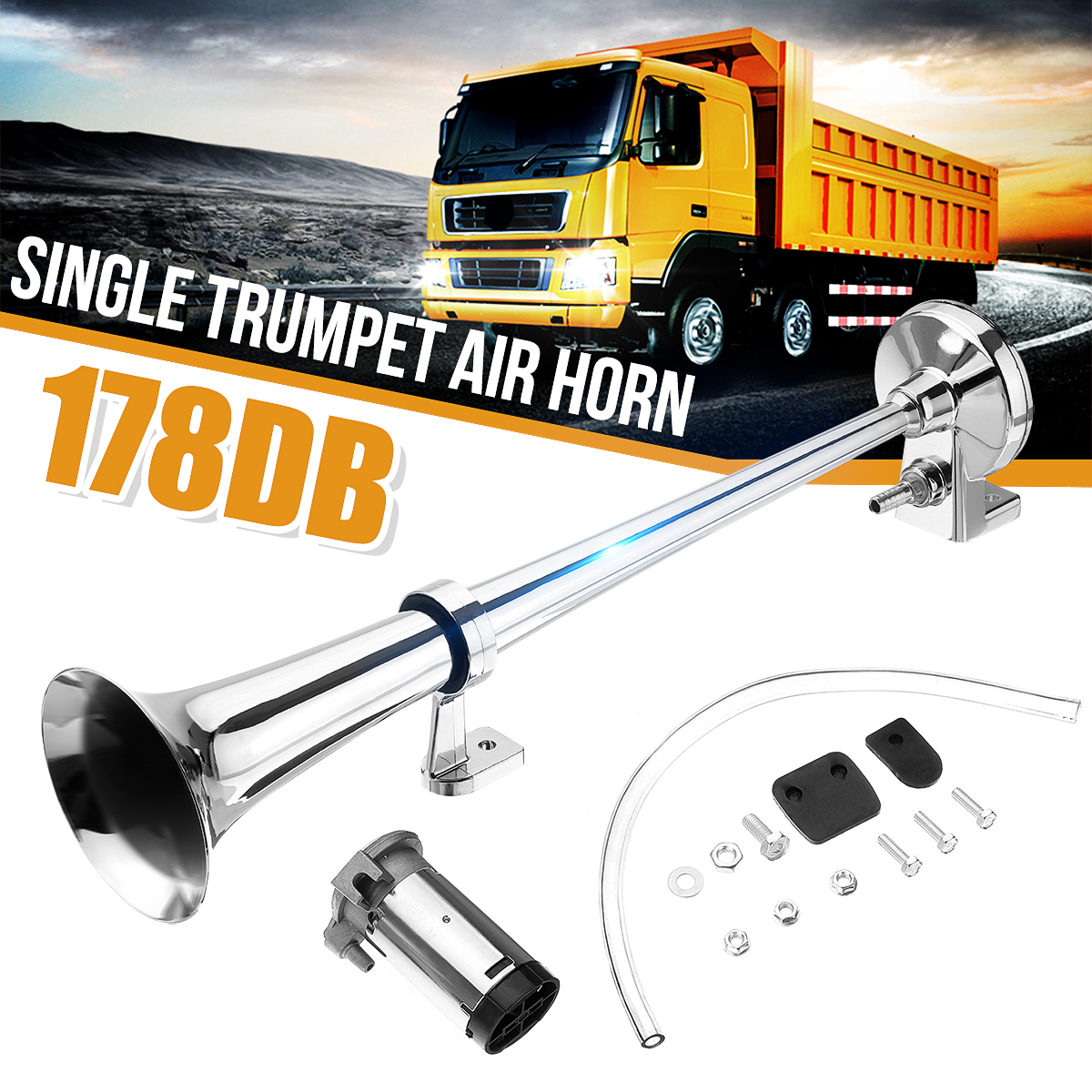 12V120hz178DBSingleTrumpetElectricAirHornCompressorforVanTrainCarTruckBoat-2003586-1