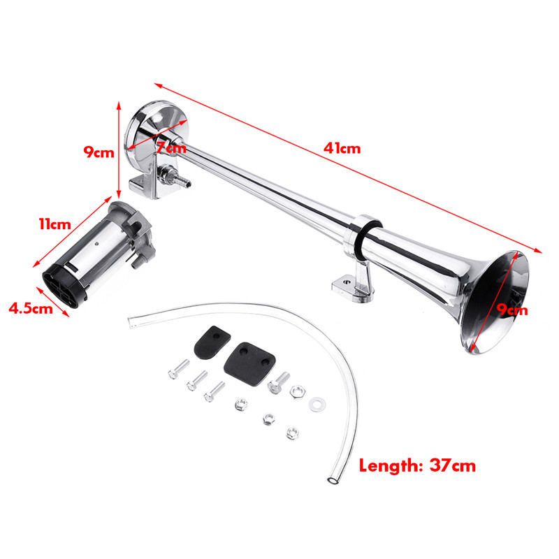 12V120hz178DBSingleTrumpetElectricAirHornCompressorforVanTrainCarTruckBoat-2003586-11