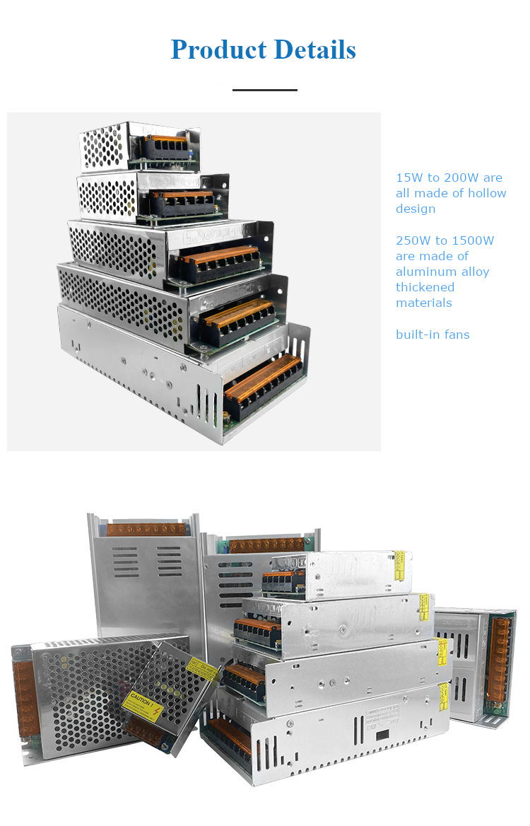 12V120W250W360WSwitchingPowerSupplySourceTransformerACDCSMPSForLEDStripLightCCTVMotor-1977078-4