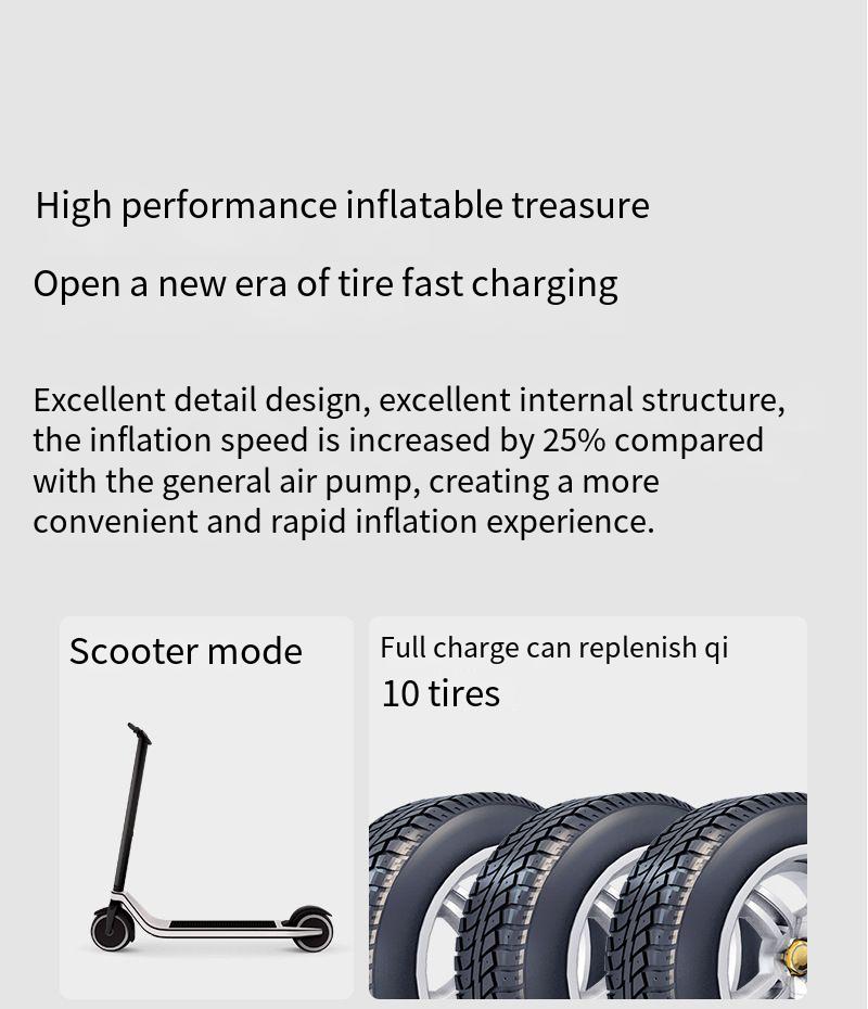 19Cylinder65WPortableCarCordlessInflatablePumpElectricInflatablePumpHandheldPumpwithLEDLightsAirComp-2010200-8