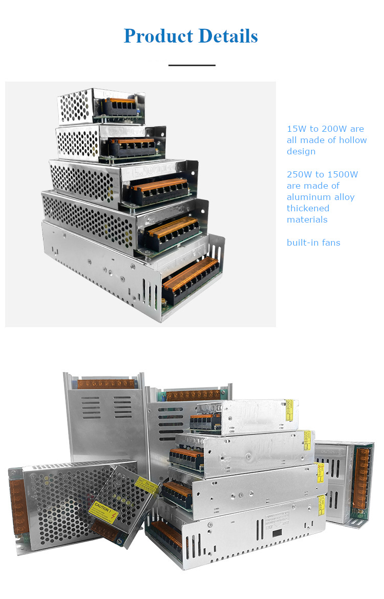 24V50W75W120W200WSwitchingPowerSupplySourceTransformerACDCSMPSForLEDStripLightCCTVMotor-1977081-4