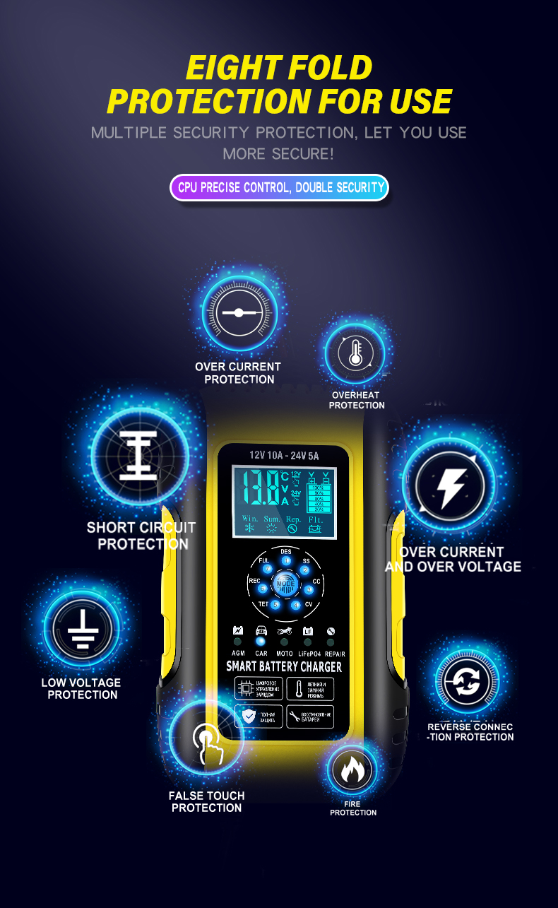 7-StageFullyAutomaticSmartBatteryChargerFor12V24V6-180AHStart-StopLead-acidBattery-1974128-4