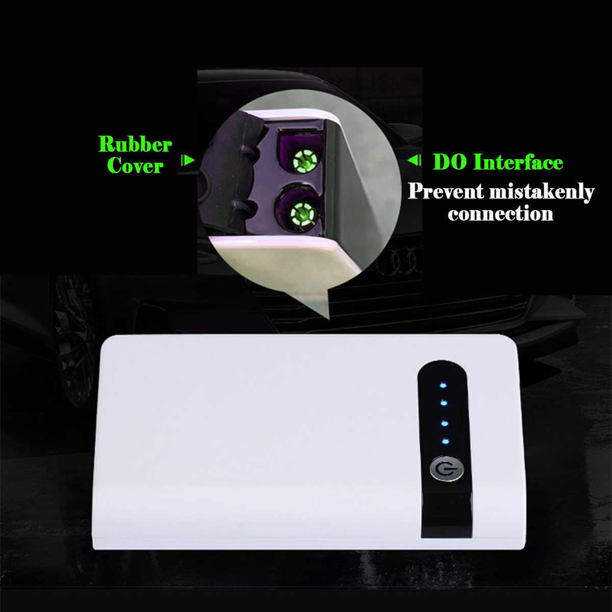 8000mAh12VPortableCarJumpStarterEmergencyBatteryBoosterPowerbankWaterproofwithLEDFlashlight3-In-1USB-1611331-3