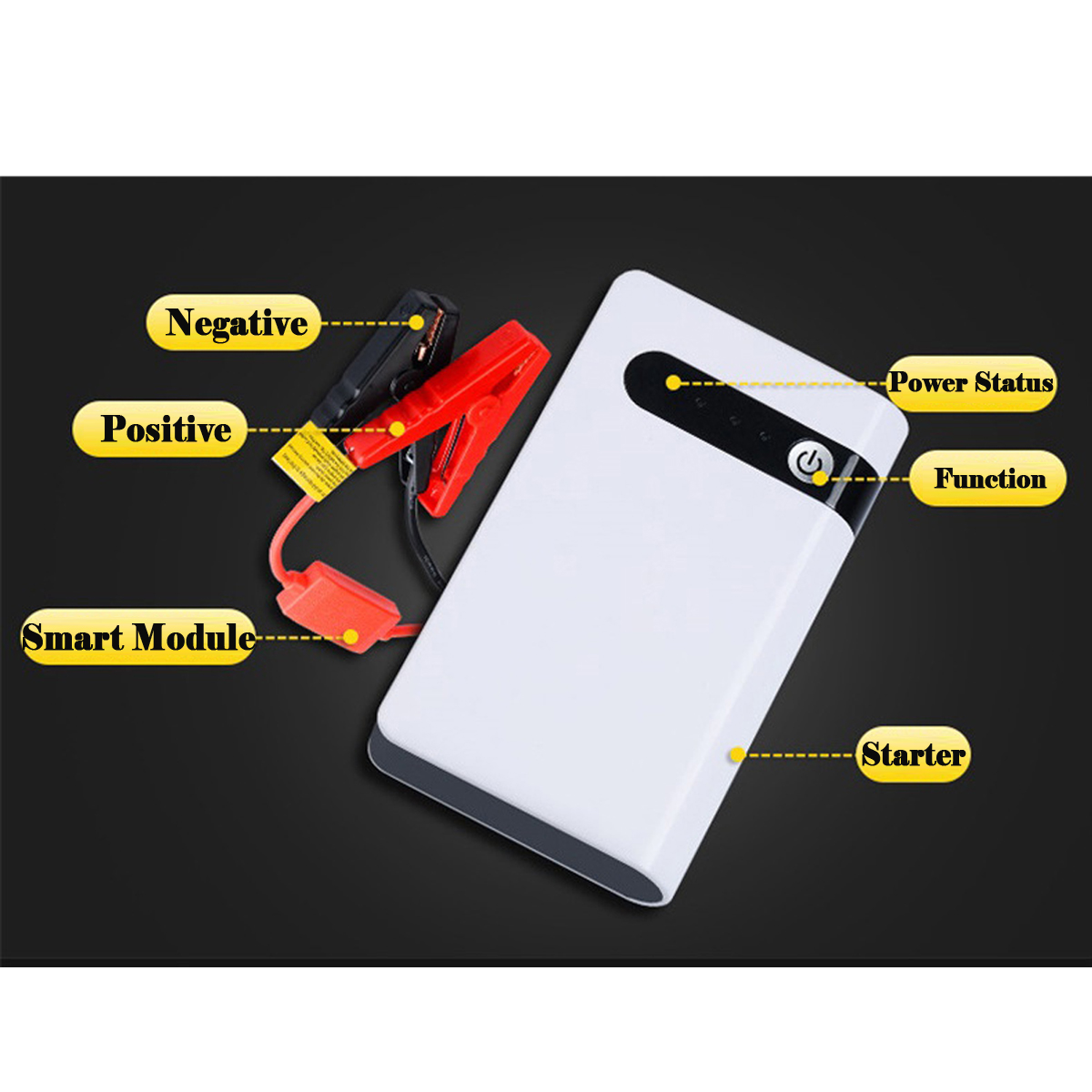 8000mAh12VPortableCarJumpStarterEmergencyBatteryBoosterPowerbankWaterproofwithLEDFlashlight3-In-1USB-1611331-5