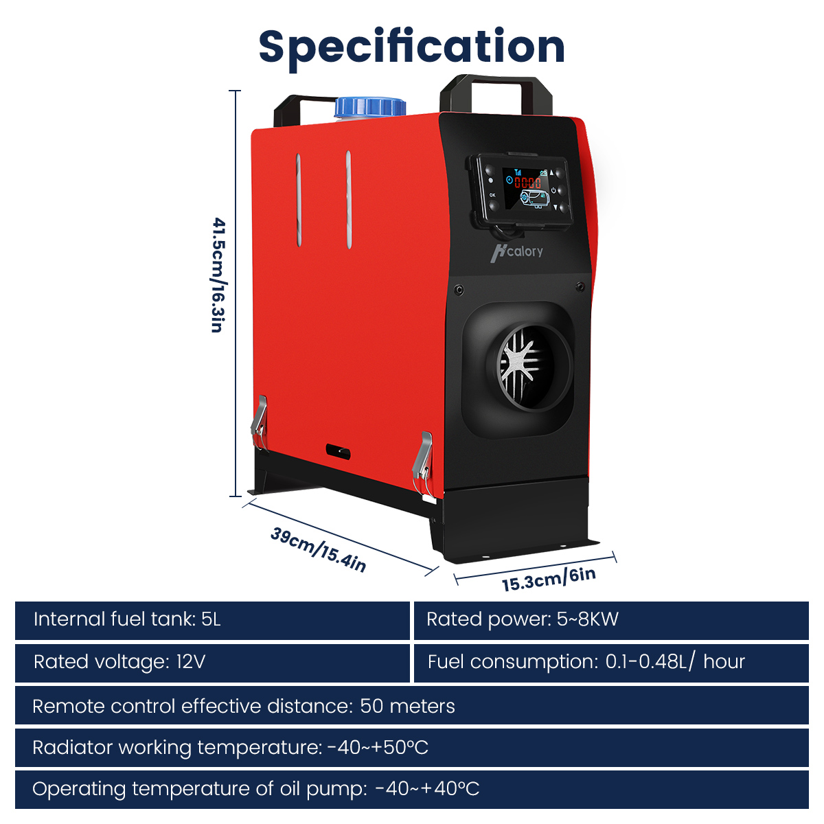 HCalory5-8KW12VCarParkingHeaterDieselsAirAllin1LCDThermostatforCarTruckSUVBusRVBoats-1808995-13