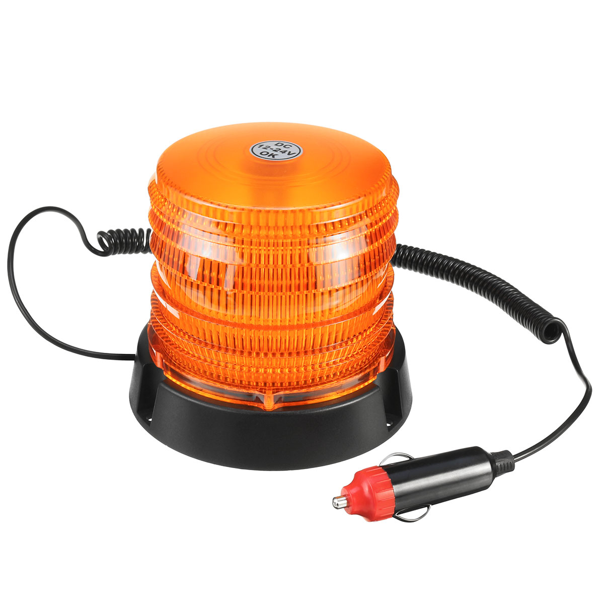 16SMDLED12V-24VMagneticFlashingBeaconStrobeRecoveryWarningLightAmber-1713020-6