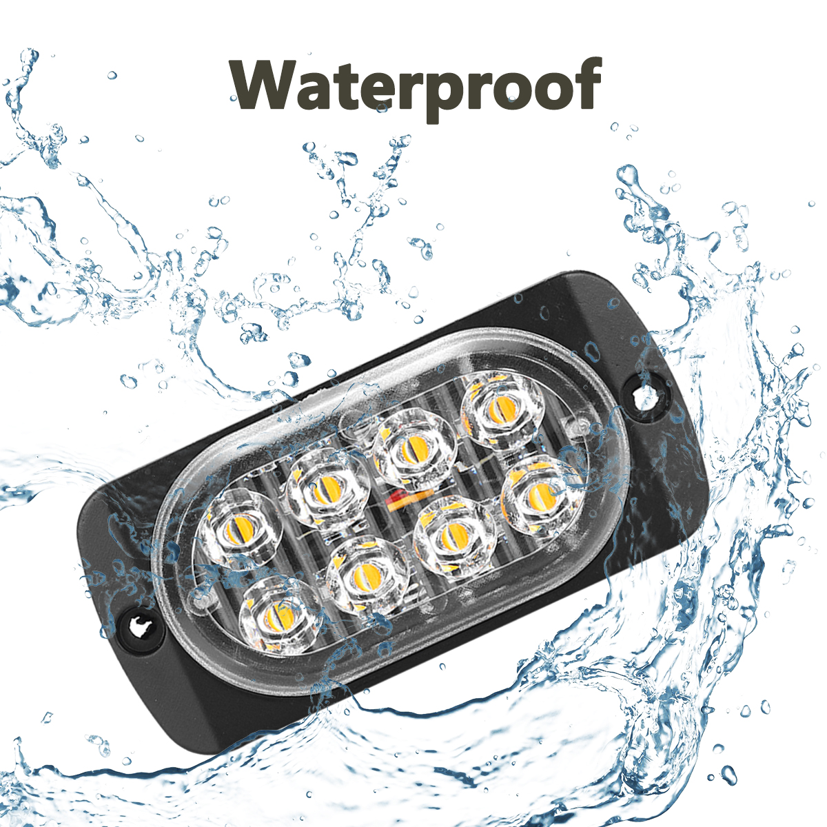 18FlashModesLEDSideMarkerLightsIP67Waterproof1PCSforTrailerTruckCaravansUtesBoat-1555228-2