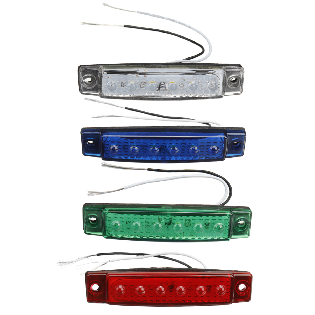 1PCS6LED12VFrontSideMarkerAmberSignalLightsPositionLampForCarTruckTrailer-1939359-2