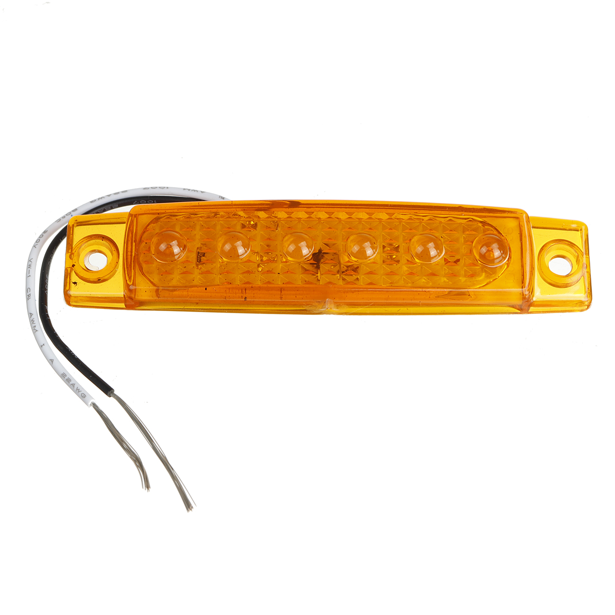 1PCS6LED12VFrontSideMarkerAmberSignalLightsPositionLampForCarTruckTrailer-1939359-5