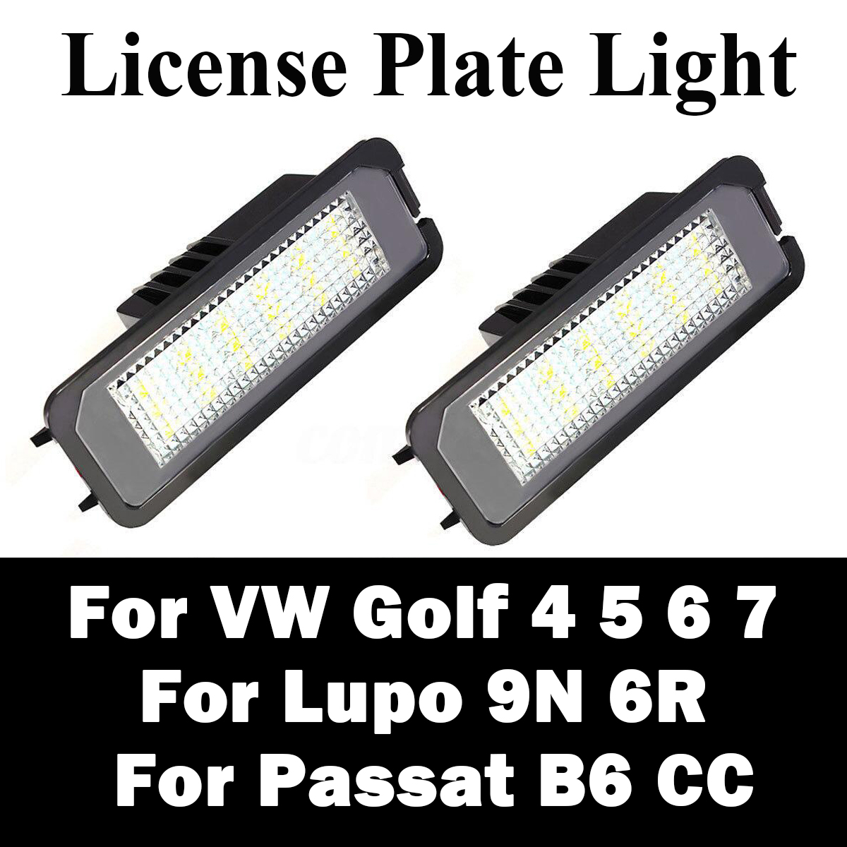 2PCS18LEDLicenseNumberPlateCarLightsForVWGolfMK4MK5MK6PassatLupoPolo9N-1306082-3