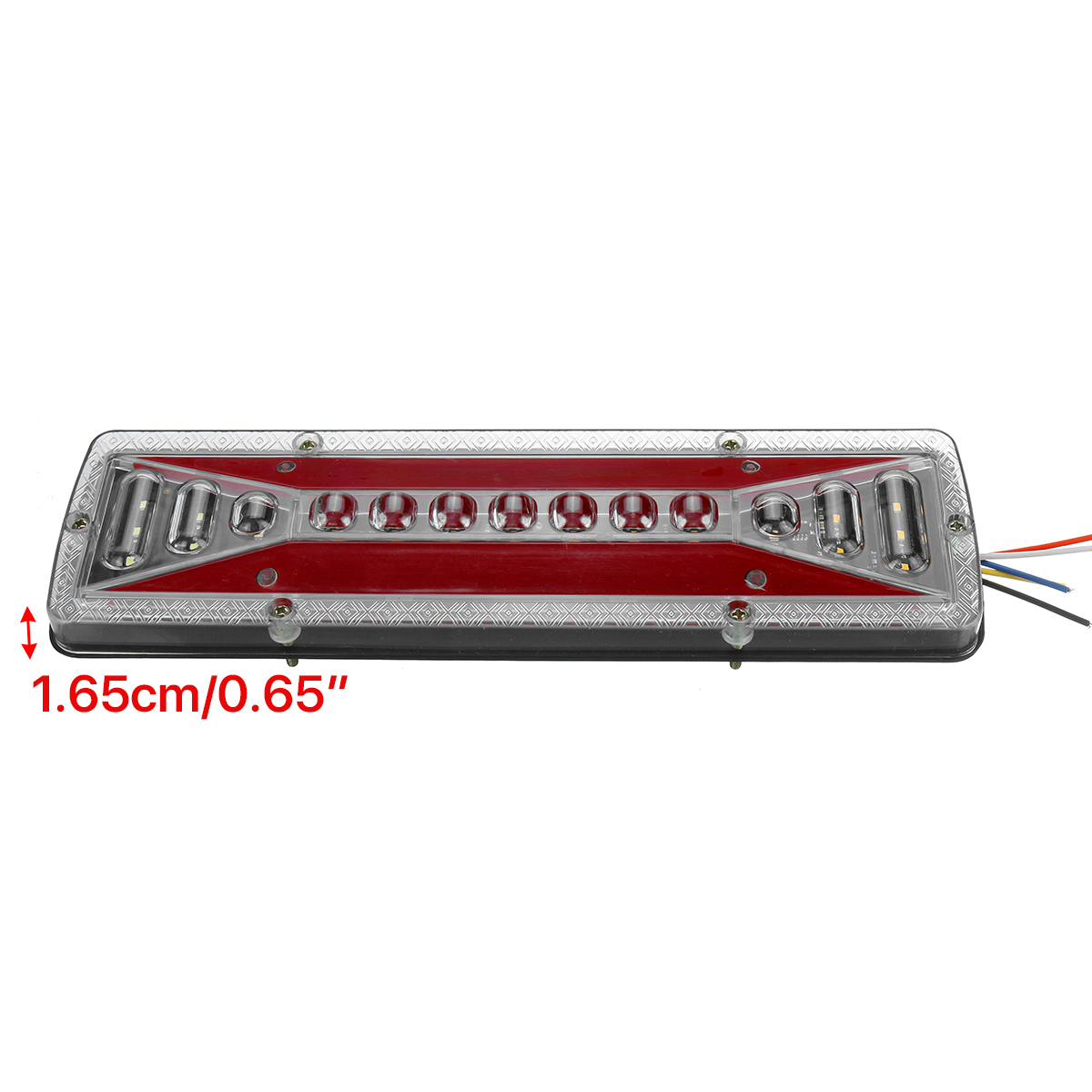 2pcs12V37LEDFlowingRearTailLightTurnSignalBrakeReverseLampForTrailerTruckLorry-1961182-6