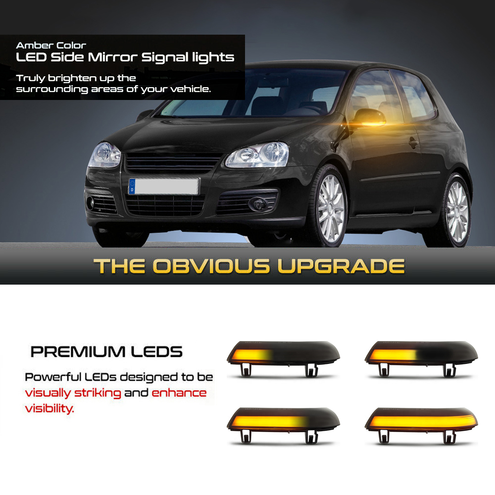 2xDynamicLEDTurnSignalLightsRearviewMirrorIndicatorBlinkerRepeaterForVWGOLF5MK5PassatB55B6Jetta5EOSS-1986564-8