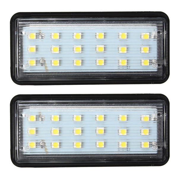 2xErrorFreeLEDSMDLicensePlateLightForToyotaLandCruiserLexusGXLX470-1022386-2