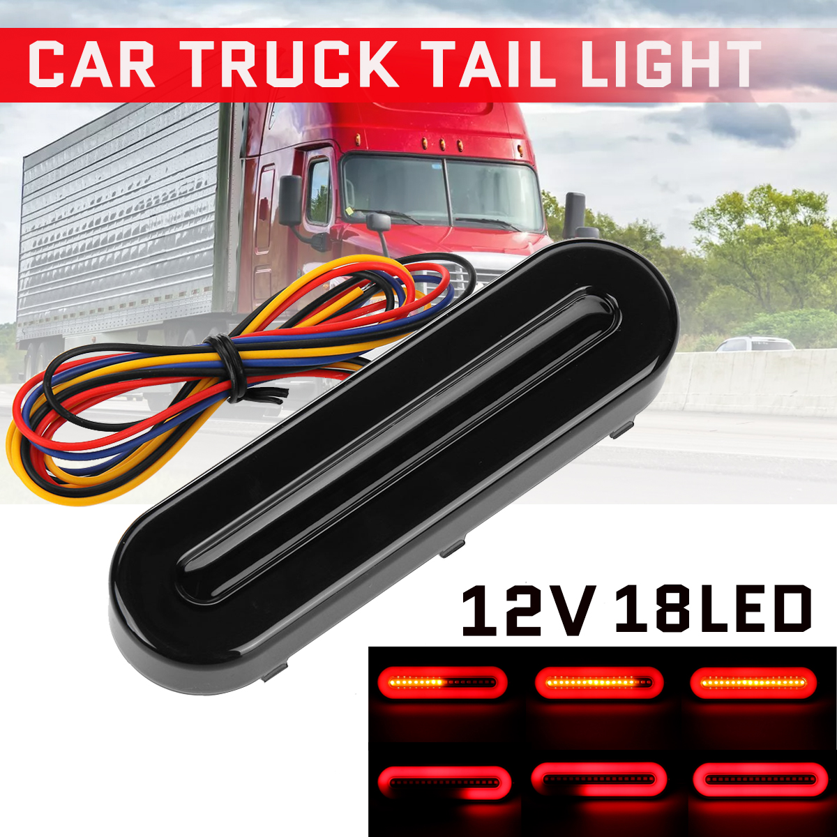 3In112V18LEDCarTruckLEDFlowingTurnSignalsBrakeLightsTaillightFlashindicatorForRVATVUTV-1984313-1