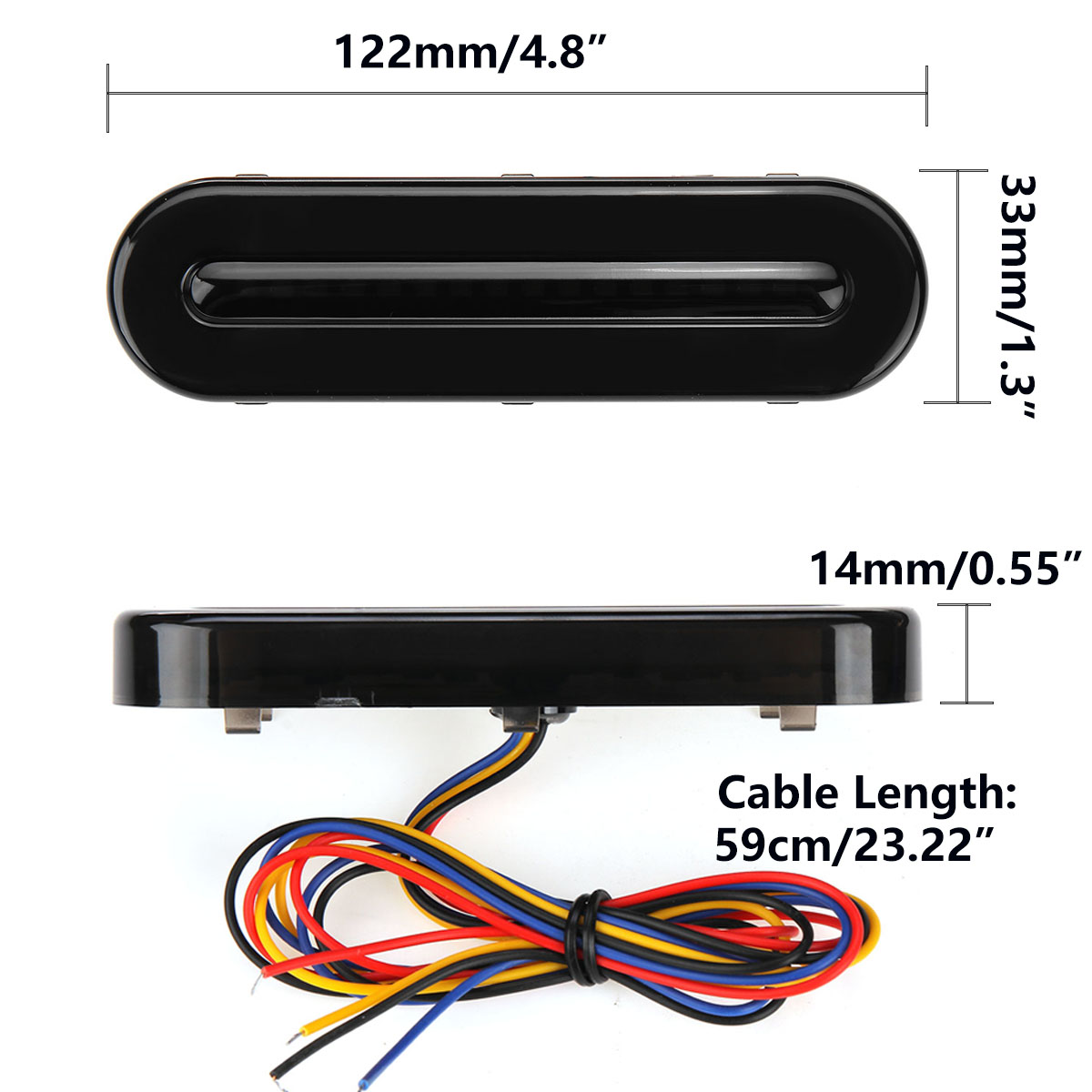 3In112V18LEDCarTruckLEDFlowingTurnSignalsBrakeLightsTaillightFlashindicatorForRVATVUTV-1984313-5