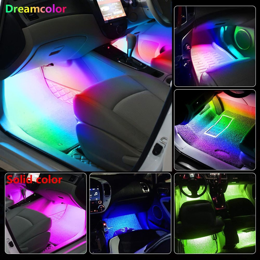 48LEDCarInteriorAmbientFootStripLightBacklightRemoteAppMusicControlAutoRGBDecorativeLamps-1990493-5