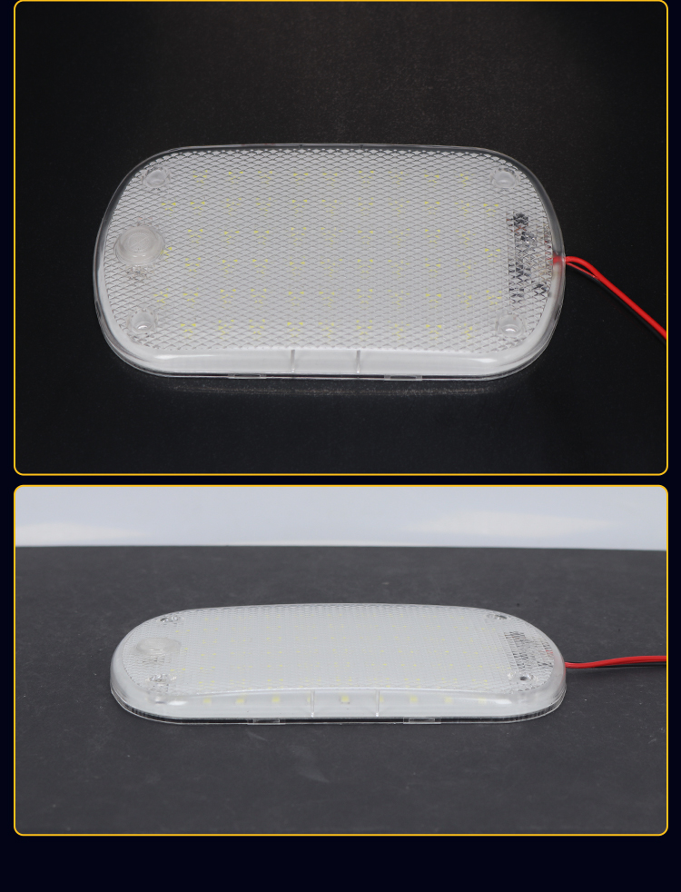 60LEDCarInteriorLightBrightTransparentShellCargoLightingCabinLampfor12-85VCarTrucksRVs-1999472-11