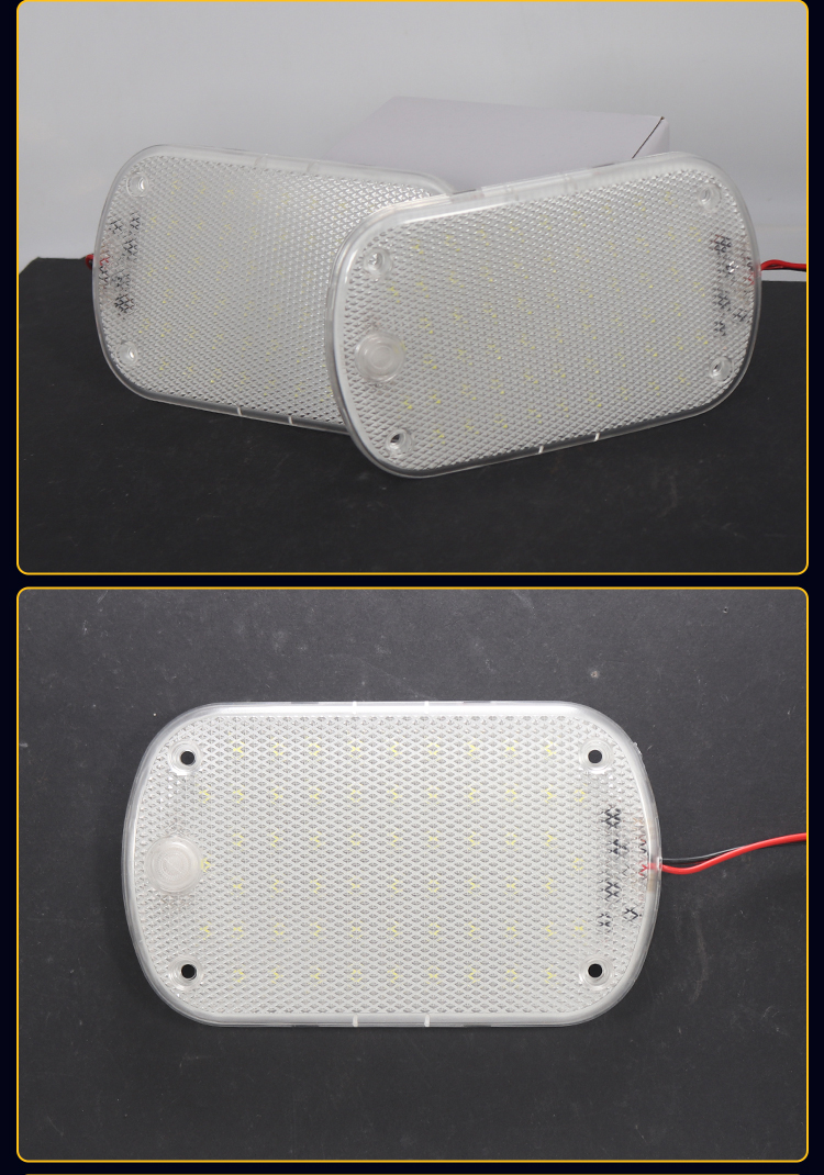 60LEDCarInteriorLightBrightTransparentShellCargoLightingCabinLampfor12-85VCarTrucksRVs-1999472-10