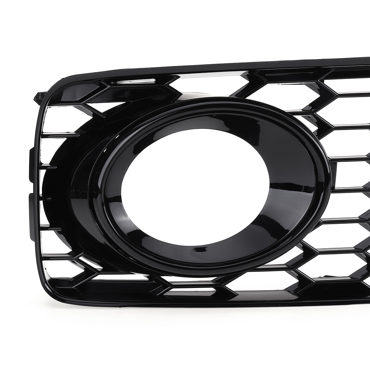 FrontFogLightLampCoverGrilleGrillHoneycombHexBlackForAudiA5S-LineS5B8RS52008-2012-1695684-4