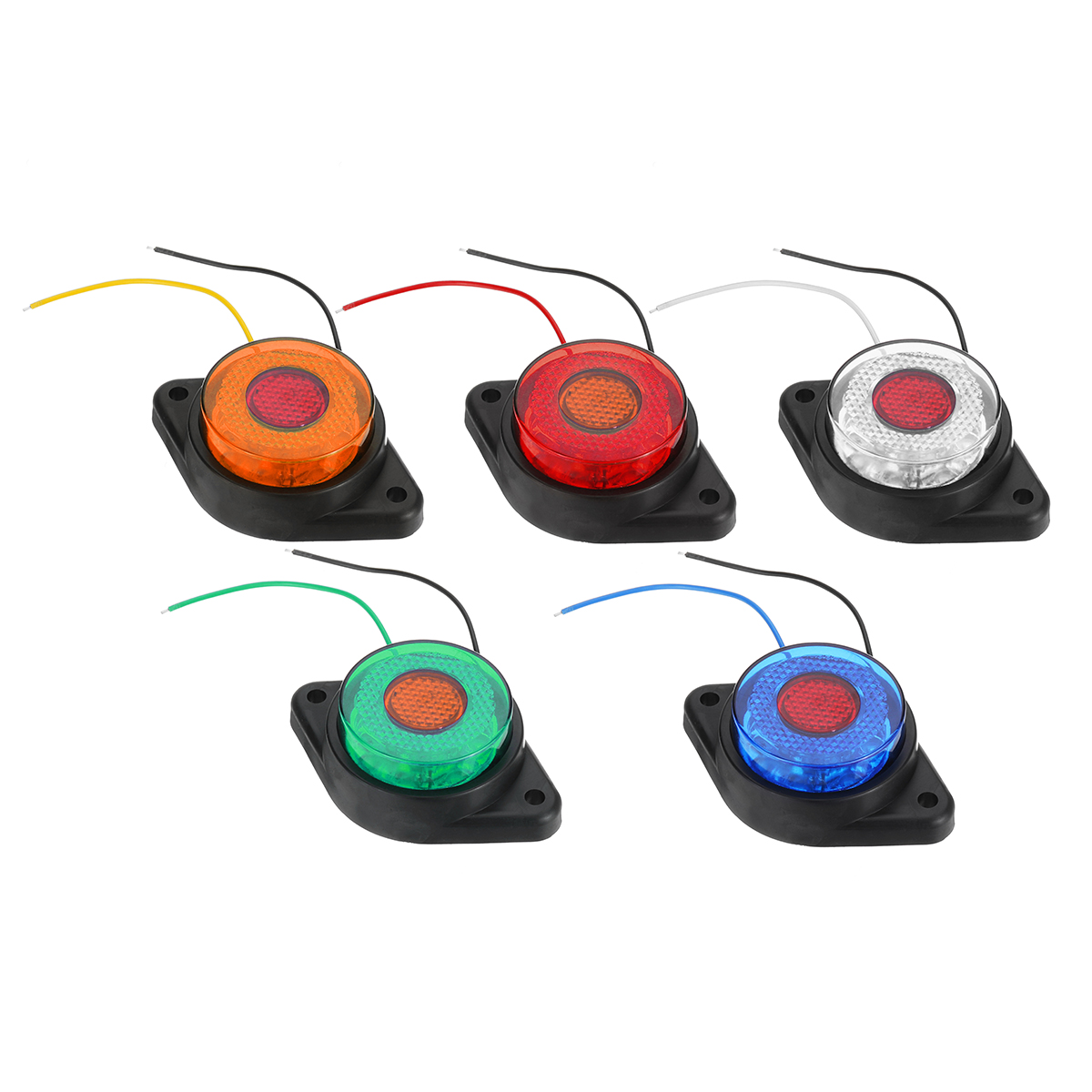 LEDSideMarkerLightsClearanceIndicatorLamp16W24V5-ColorsforTruckTrailerBus-1428570-2