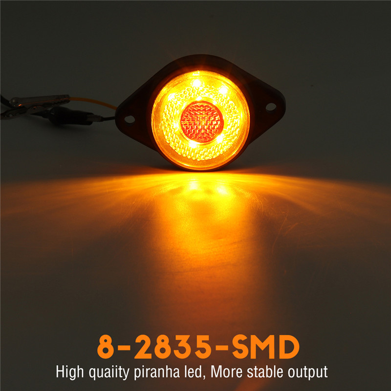 LEDSideMarkerLightsClearanceIndicatorLamp16W24V5-ColorsforTruckTrailerBus-1428570-7