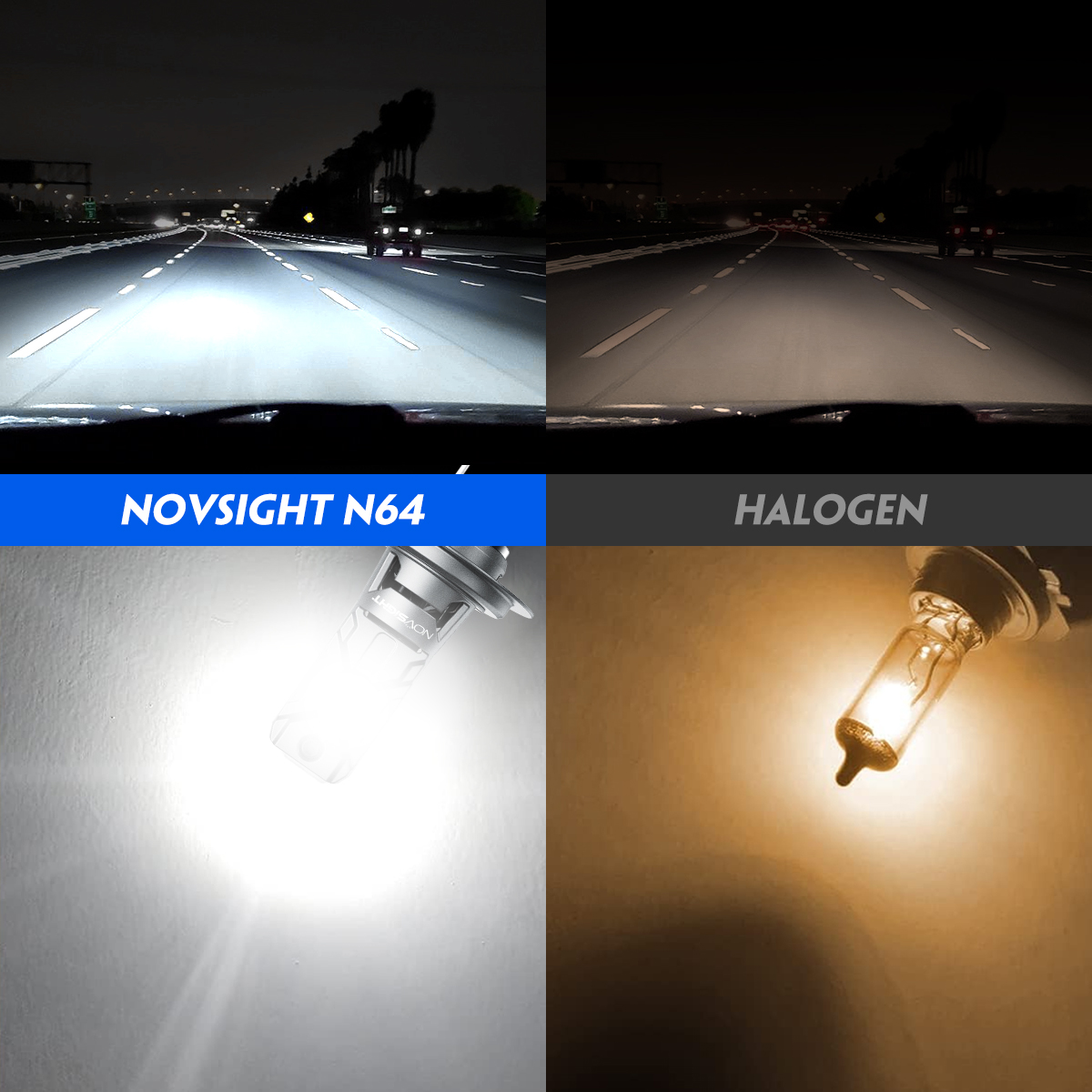 NOVSIGHTN64Pair6500KCarLEDHeadlightBulbsH76000LMPairLEDHeadlampIP68WaterproofforCarLightingModificat-1993789-10