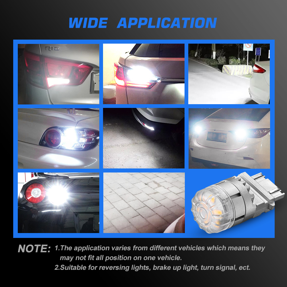 NOVSIGHTPair12V2WCarLEDBulbs3157TypeTailLightBulbs700LMBrightTurnSignalBulbs3020SMD-2008566-11