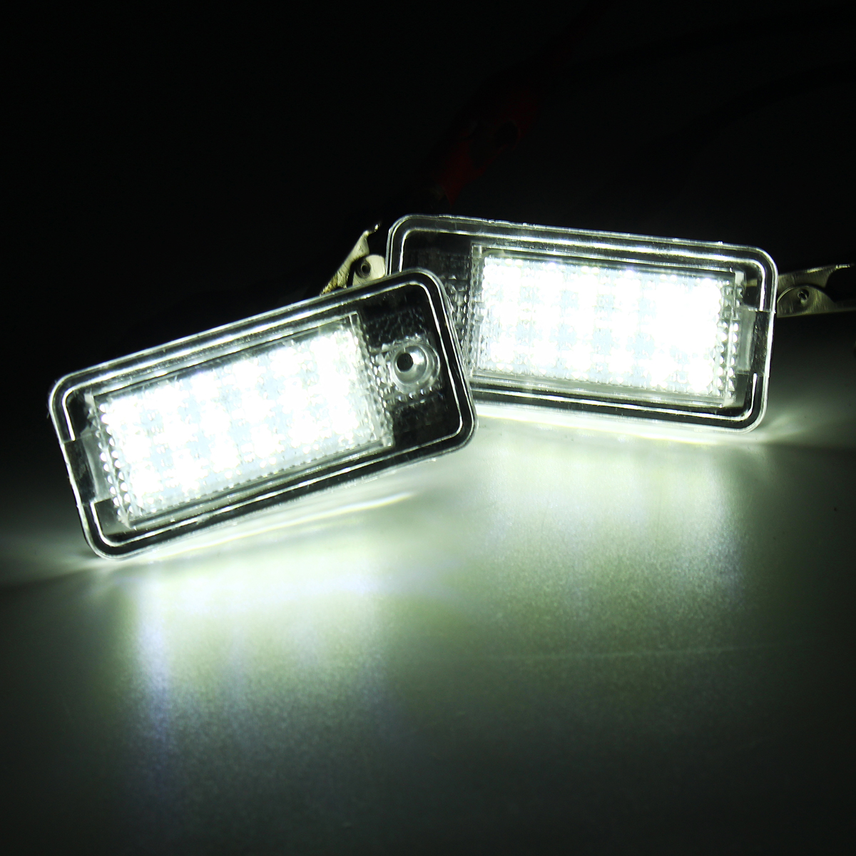 Pair18LEDLicenseNumberPlateLightsCANBUSErrorFreeForAudiA3S3A4A6S6A5RS4-1645681-6