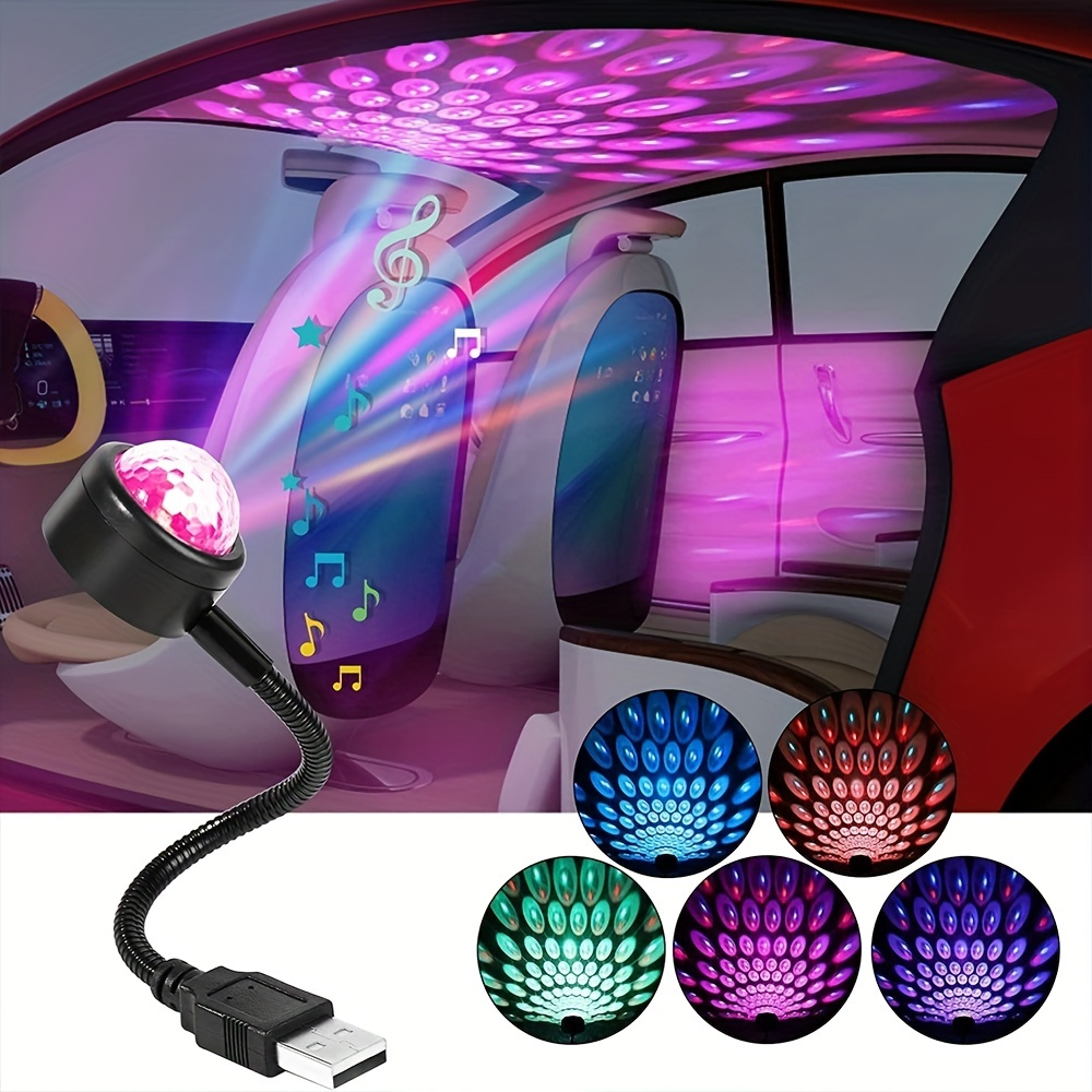 USBCarAtmosphereLampMusicRhythmProjectorLEDCarMagicBallLampPartyStageStageVoiceControlRomantic-1990272-1