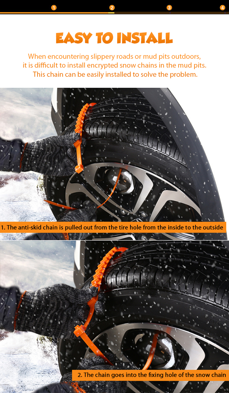 10PcsCarWinterTireWheelsSnowChainsSnowTireAnti-skidChainsWheelTyreCableBeltWinterOutdoorEmergencyCha-2005905-11