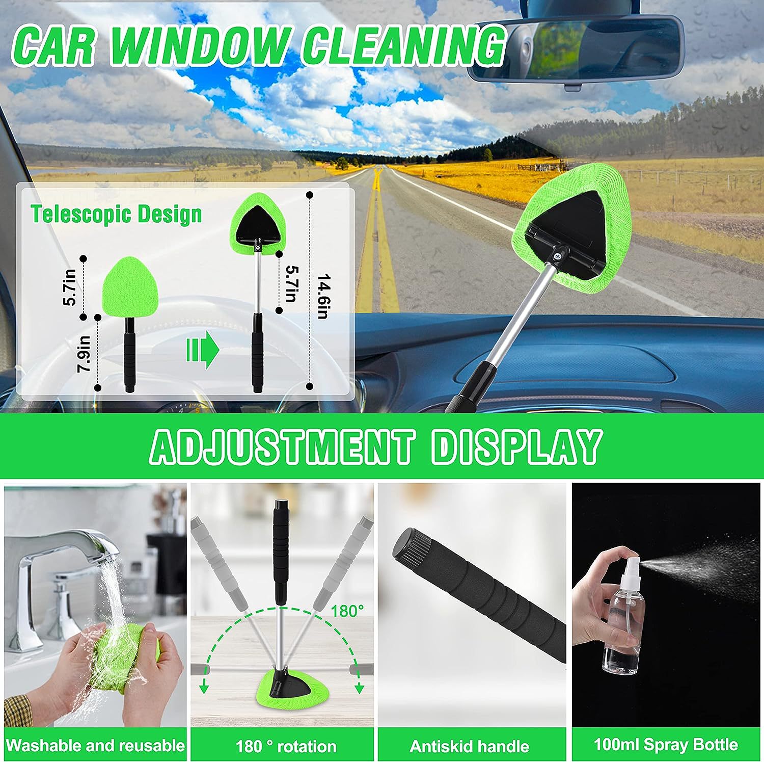 13-PieceCarDetailingCleaningKitCarDetailingBrushWashEngineforWheelCleanKitAdjustableHandleCleaningTo-1999482-2