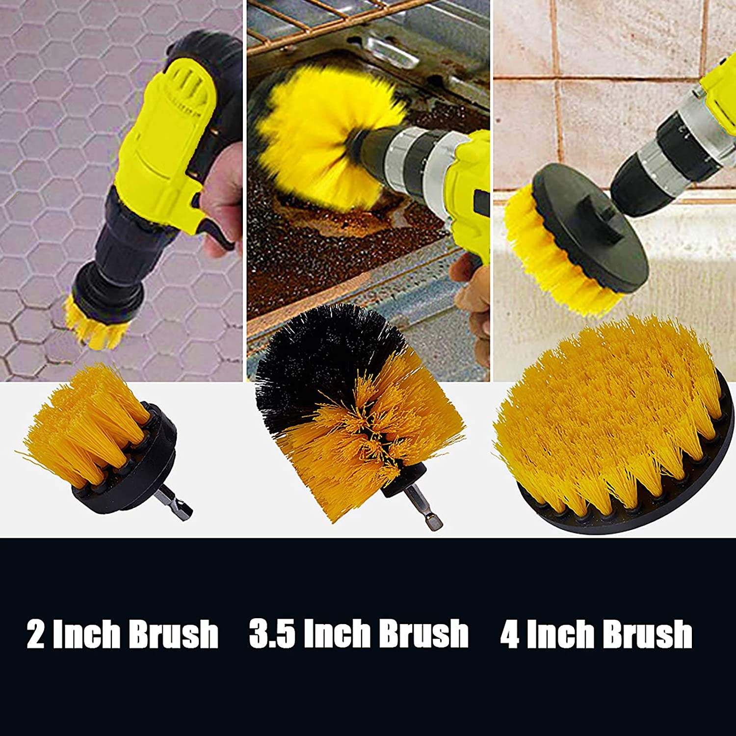 17pcsDetailingBrushSetCarCleaningBrushesPowerScrubberDrillBrushForCarLeatherAirVentsRimCleaningDirtD-1981565-4