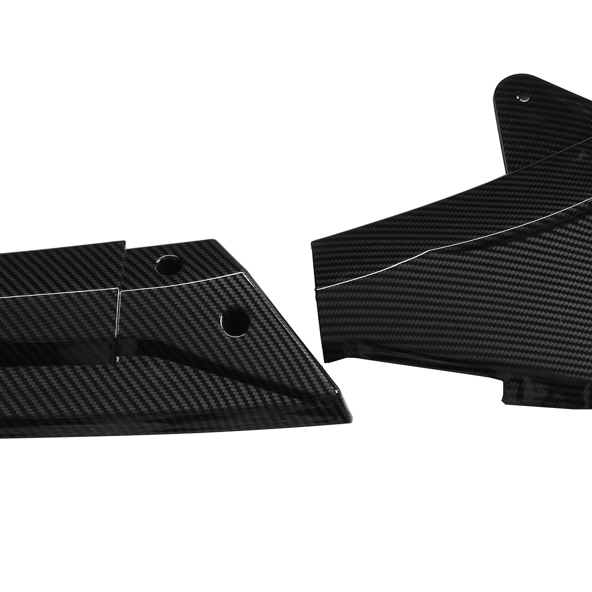 3PCSCarbonFiberLookFrontBumperLipSpoilerTrimForToyotaCorollaSEXSESportsModel2021-2007645-9