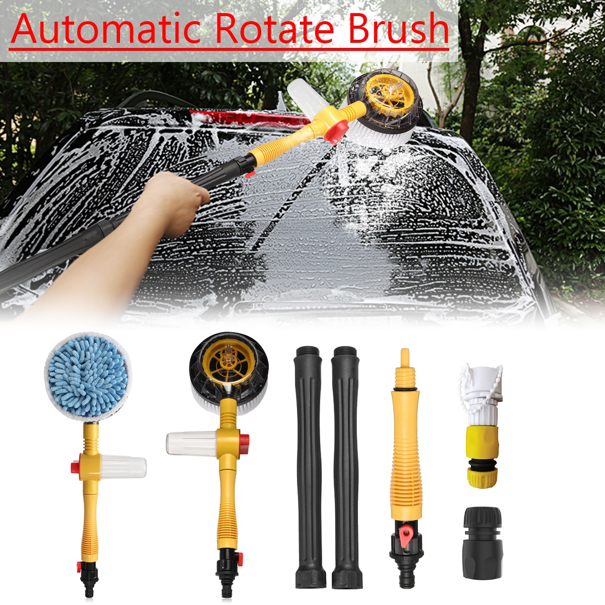 AutomaticRotateSwitchCarWashBrushSprayWaterFlowFoamBrusherHigh-pressureCleanTool-1981308-1