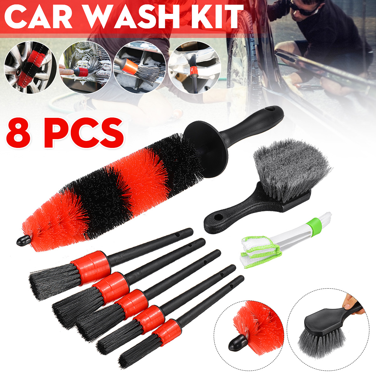 DirtDustBrushCarCleaningDetailingBrushSetforCarMotorcycleInteriorExteriorLeatherAirVentsClean-1925365-1