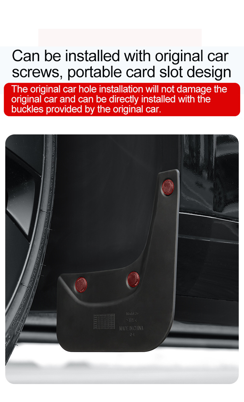 ForTesla2024Model3HighlandCarFenderFrontRearMudguardsHiddenTireProtection-2007543-5