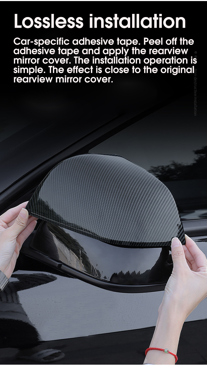 ForTeslaModel3YCarbonfiberRearviewMirrorCoverReversingProtectiveCoverModification-2007537-8