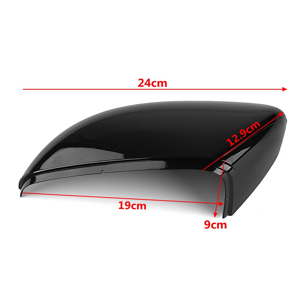 GlossBlackLeftRightSideWingDoorRearviewMirrorCoverCapForVWGolfMK6Touran-1663242-5