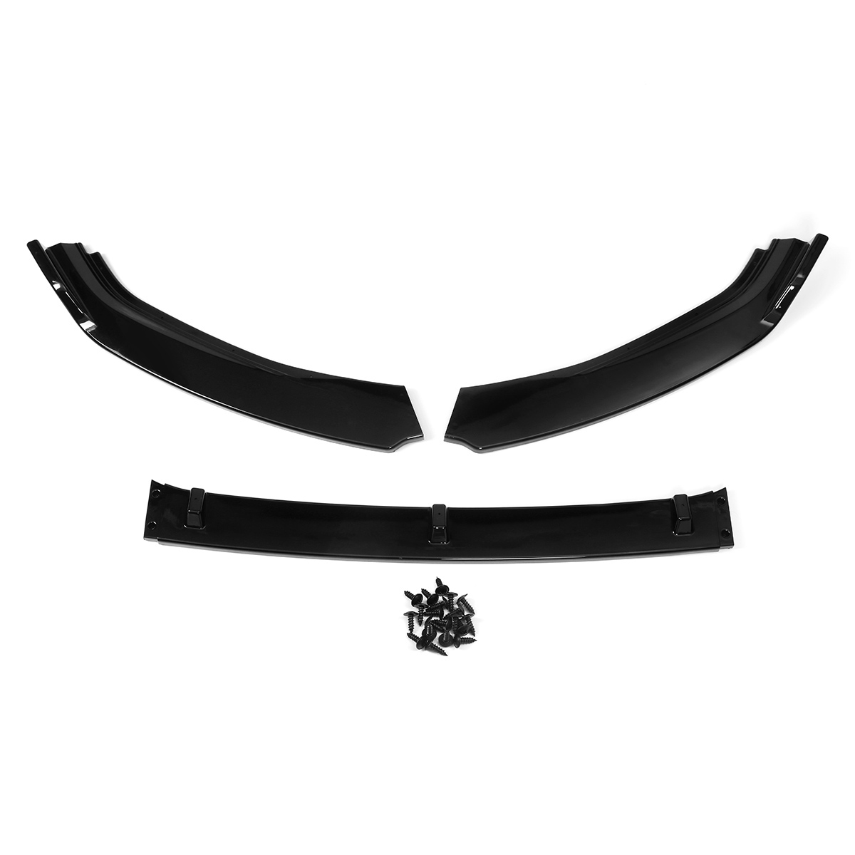 GlossyBlackFrontBumperLipSpoilerTrim3PCSForVWGolfMK7MK752014-2017-1673101-2