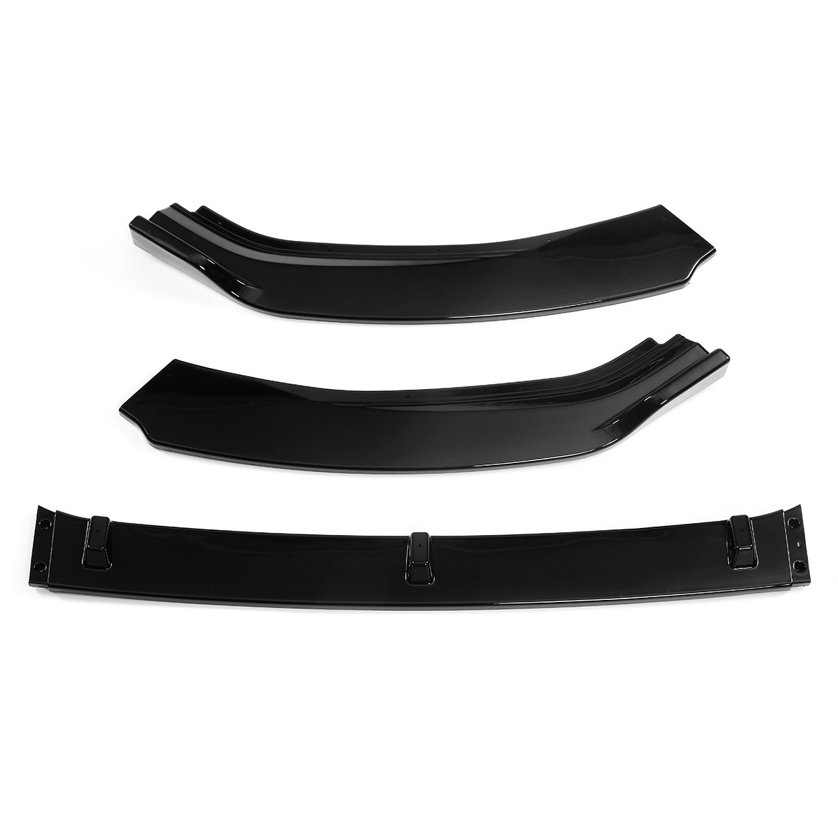 GlossyBlackFrontBumperLipSpoilerTrim3PCSForVWGolfMK7MK752014-2017-1673101-4