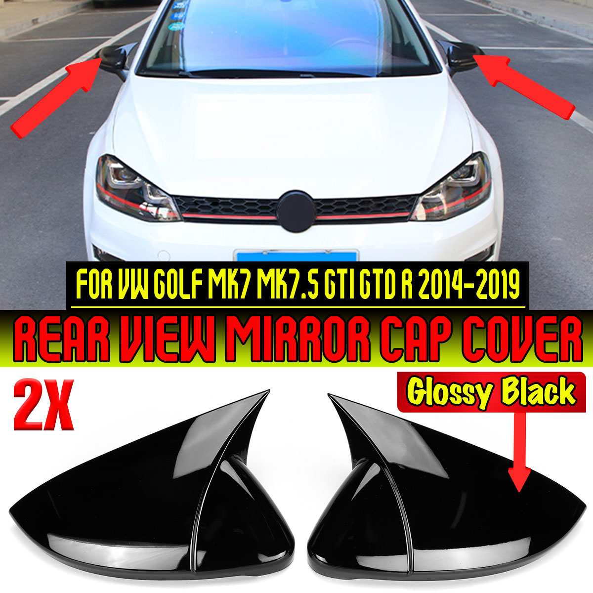 MirrorCoverUpgrade-EnhanceYourRidewithHornedMirrorsforVolkswagenGolfMK7MK75GTIGTDR-2007640-2