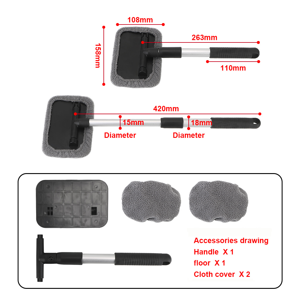 WindowCleaningBrushTelescopicRodCarWindshieldCleanMulti-functionalCarWiperCleanerGlassAutoAccessorie-1981567-8