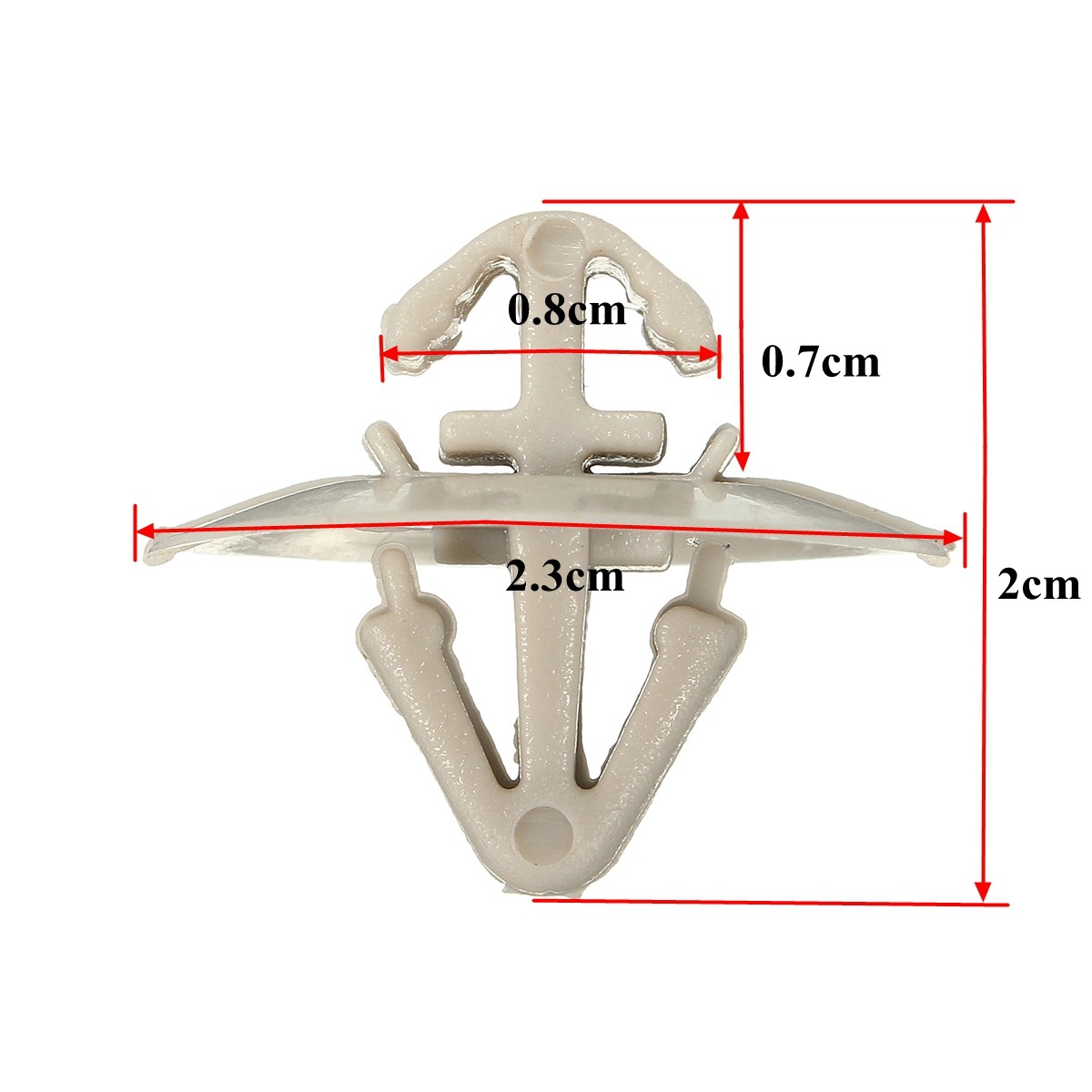 10PcsCarLowerDoorTrimSideMouldingClipForRenaultTraficTrafficMasterKangoo-1251505-5