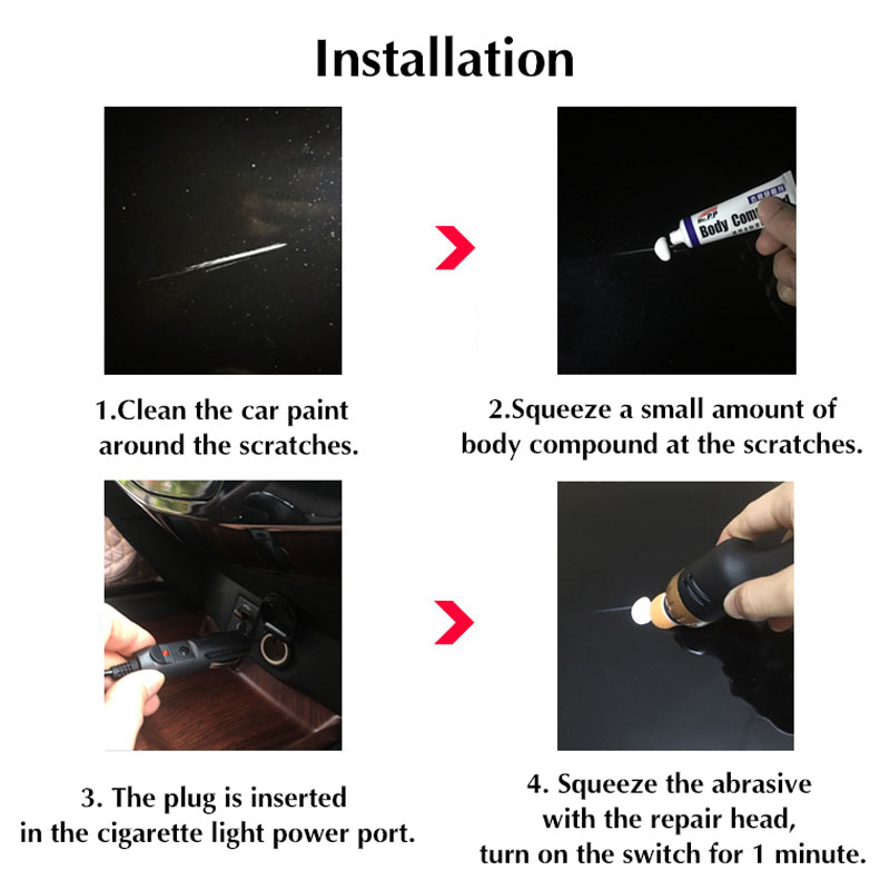 12VCarPolishingMachineSpeedAdjustablePaintScratchRepairToolDepthDecontaminationGlazingProtection-1979473-6